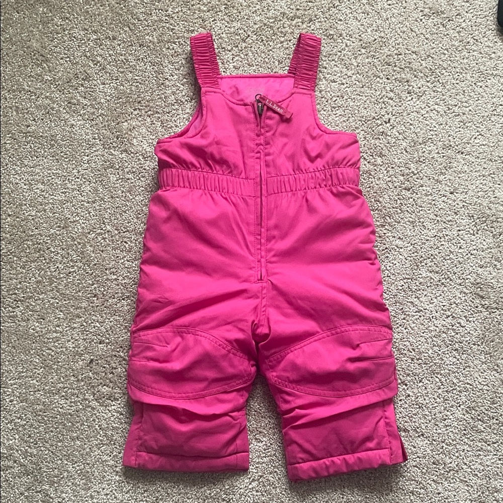 L.L. Bean Kids Snow Bibs 12-18 months